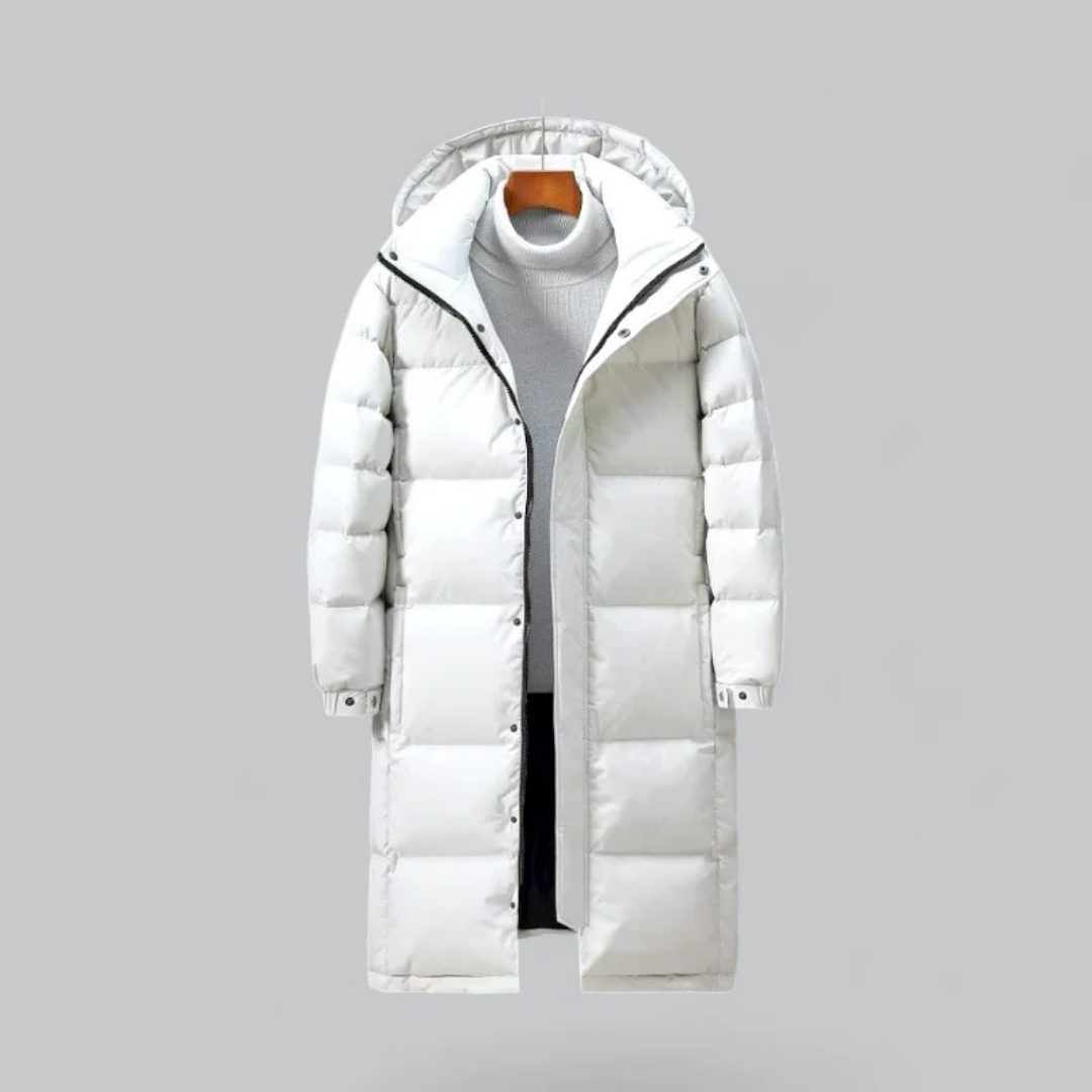 Altina | Elegant Women's Long Puffer Winter Coat with Hood