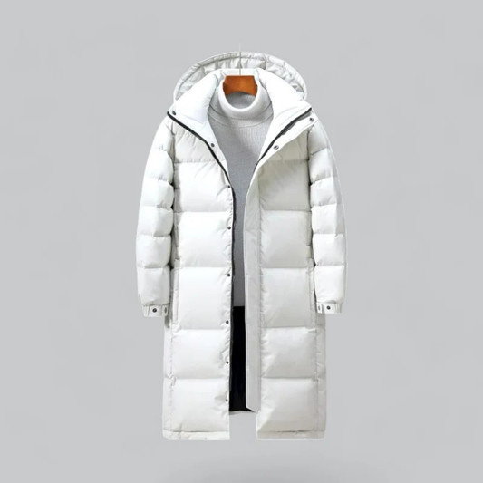 Altina | Elegant Women's Long Puffer Winter Coat with Hood