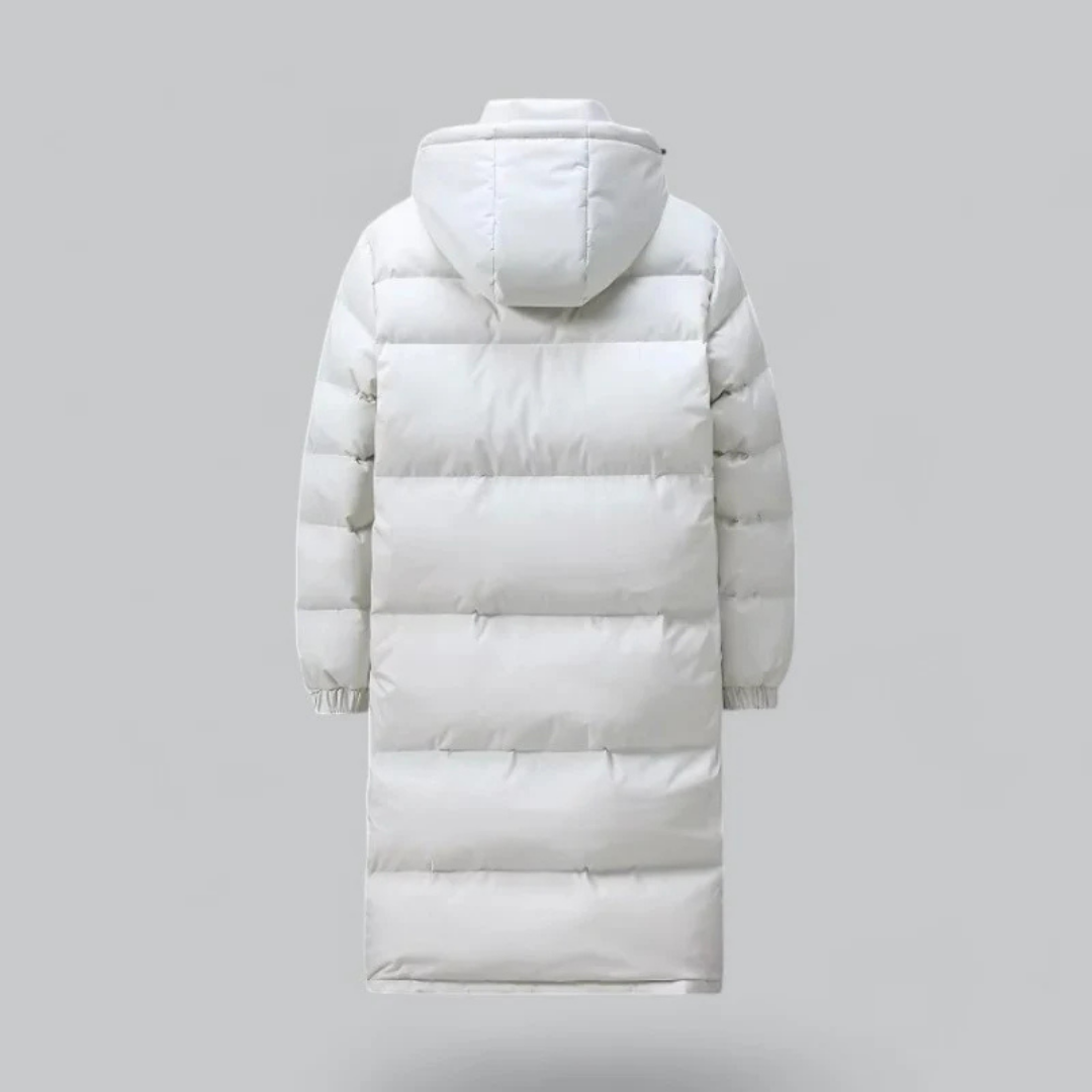 Altina | Elegant Women's Long Puffer Winter Coat with Hood