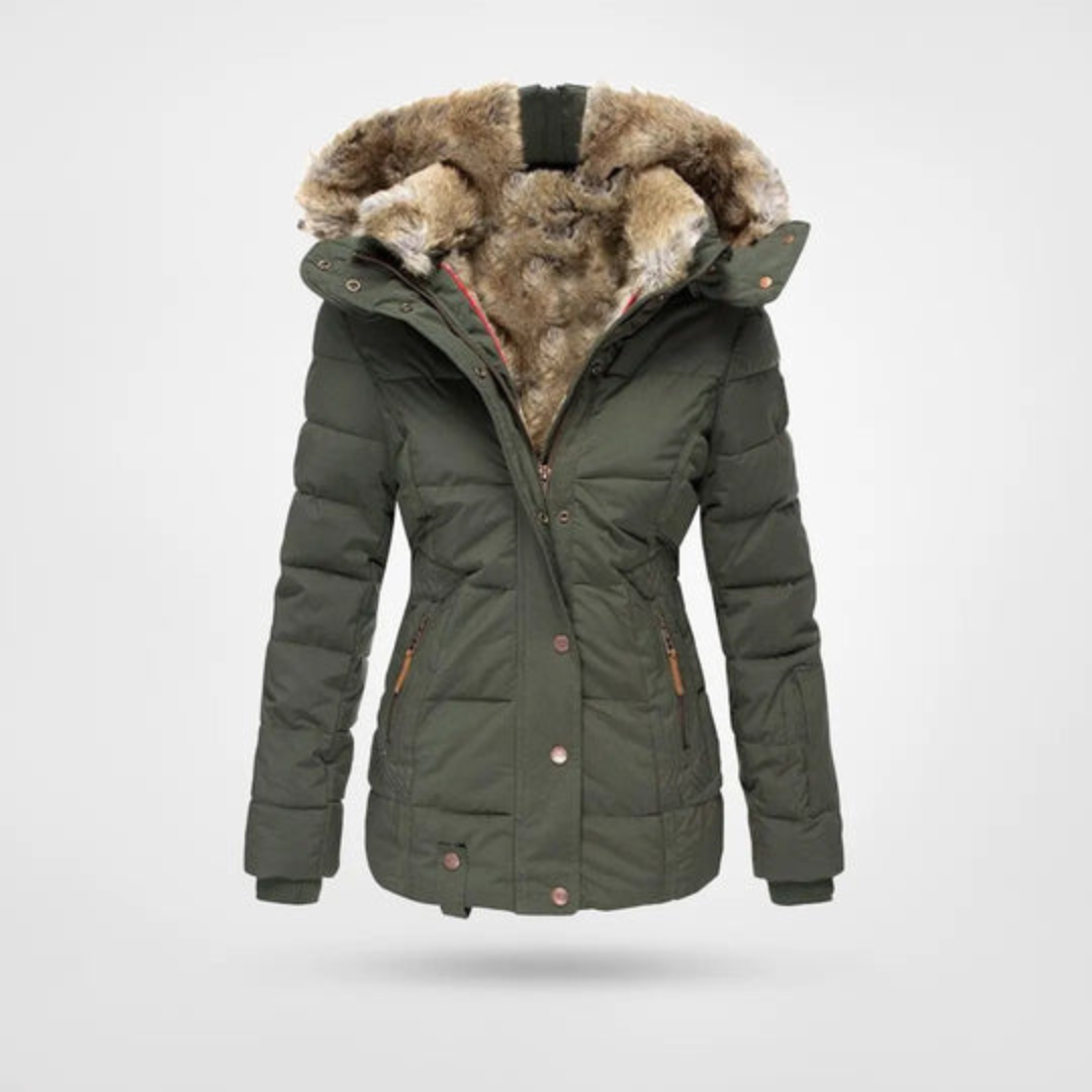Freya | Women’s Warm Winter Puffer Parka Jacket for Cozy Cold-Weather Style
