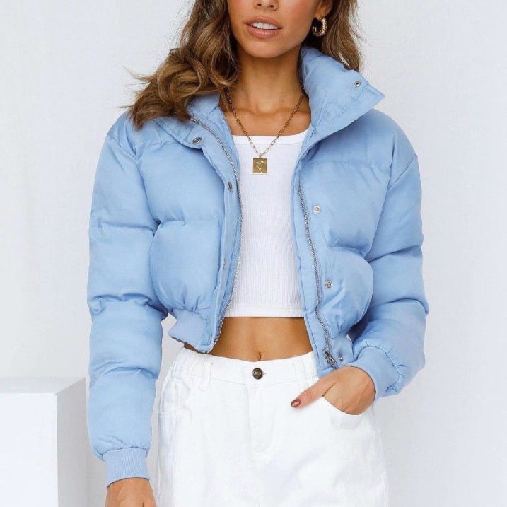 Brielle | Women’s Short Hooded Puffer Jacket for Winter Warmth